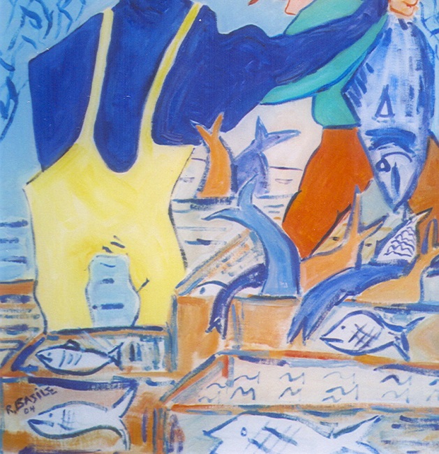 Rose Basile: Provincetown Fishermen Rose Basile: Provincetown Fishermen
