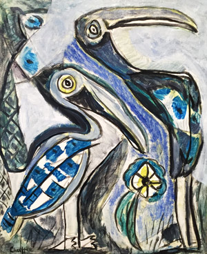 Oliver Chaffee: Two Pelicans