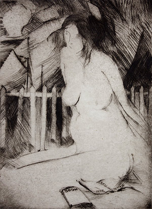 Edwin Dickinson: Nude, Fence & Vessel