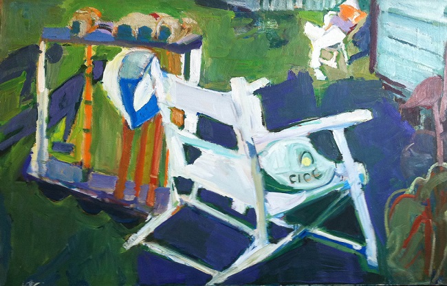 Dorothy Eisner: Croquet and Chair II Dorothy Eisner: Croquet and Chair II