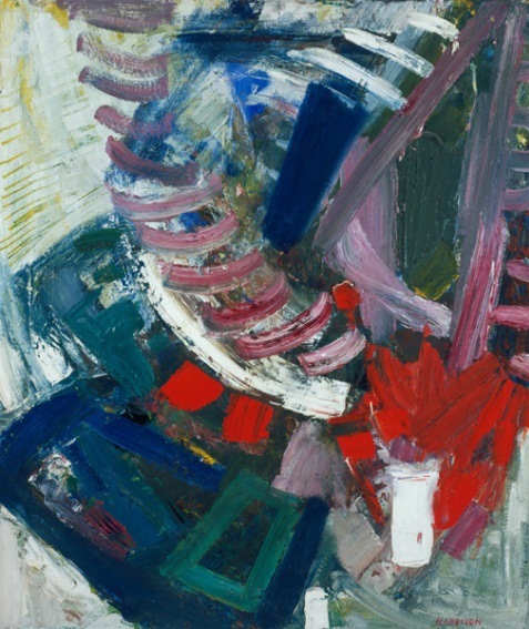 Myrna Harrison: Abstraction with Blue, Green, Pink Myrna Harrison: Abstraction with Blue, Green, Pink