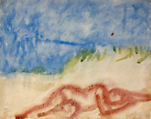 Lester Johnson: Josephine on Beach Lester Johnson: Josephine on Beach