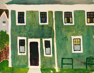 Lester Johnson: Green House, Provincetown