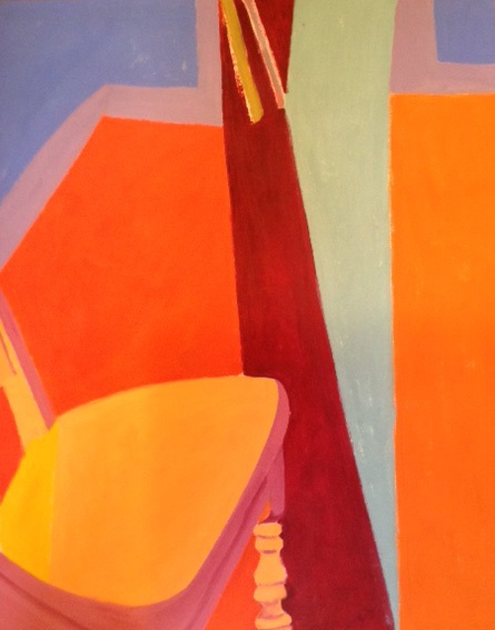 Sharli Powers Land: Orange Chair Sharli Powers Land: Orange Chair