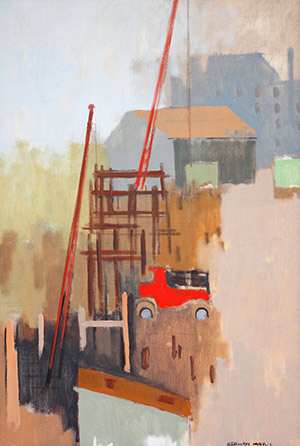 Herman Maril: Diagonal with Truck Herman Maril: Diagonal with Truck