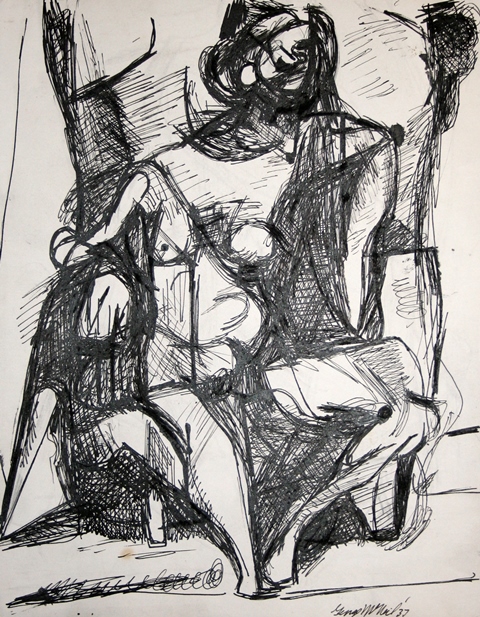 George McNeil: Untitled Figure George McNeil: Untitled Figure