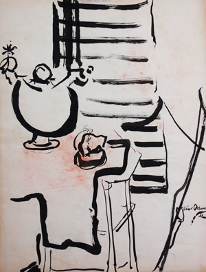 Lillian Orlowsky: Ink Still Life