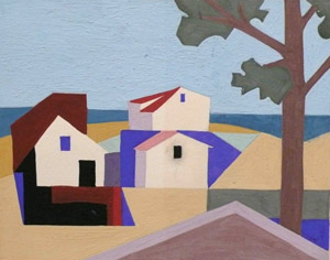 Kenneth Stubbs: Houses on Beach (CM538)