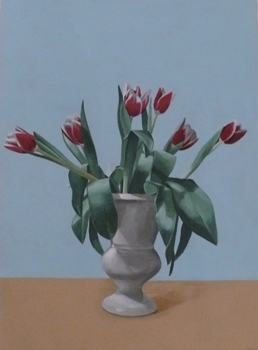 Richard Baker: Six Tulips in a Vase Richard Baker: Six Tulips in a Vase