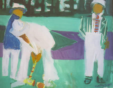Dorothy Eisner: Croquet VII, 1949 Dorothy Eisner: Croquet VII, 1949