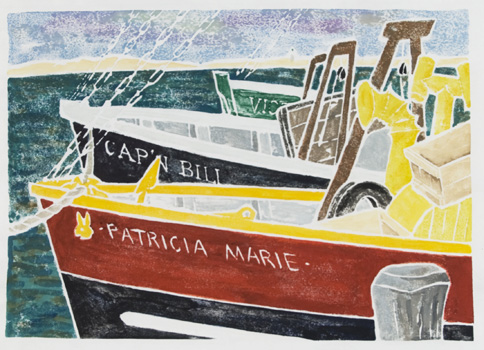 Bill Evaul: Three Boats Bill Evaul: Three Boats