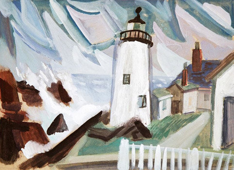 Maurice Freedman: Pemaquid Lighthouse Maurice Freedman: Pemaquid Lighthouse