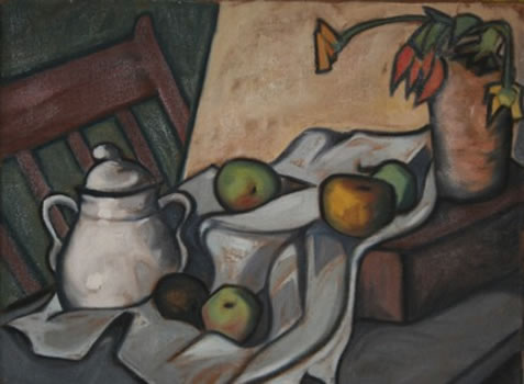 Howard Gibbs: Still Life with Sugar Bowl Howard Gibbs: Still Life with Sugar Bowl