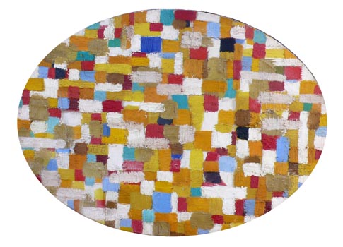 John Grillo: Untitled Mosaic (Oval) John Grillo: Untitled Mosaic (Oval)