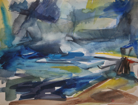 Myrna Harrison: Storm over Provincetown Bay #2 Myrna Harrison: Storm over Provincetown Bay #2