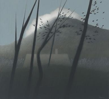 Robert Kipniss: Landscape with Mountain and Clouds Robert Kipniss: Landscape with Mountain and Clouds