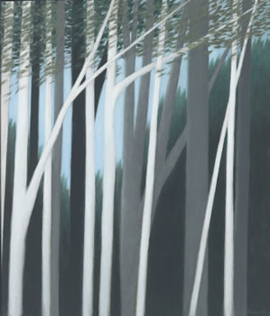 Robert Kipniss: Hillside with Light & Dark Trees Robert Kipniss: Hillside with Light & Dark Trees