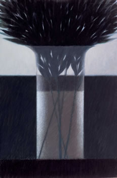 Robert Kipniss: Vase and Leaves II Robert Kipniss: Vase and Leaves II