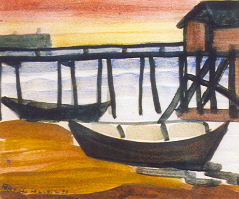 Blanche Lazzell: Two Boats