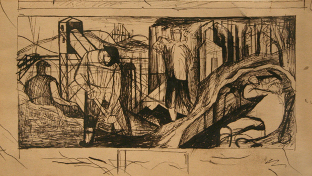 Myrna Harrison: Mural Study Myrna Harrison: Mural Study