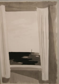 Herman Maril: Ocean Window View (Monhegan Island, Maine) Herman Maril: Ocean Window View (Monhegan Island, Maine)
