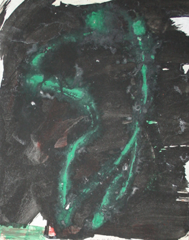 George McNeil: Green Figure Composition George McNeil: Green Figure Composition