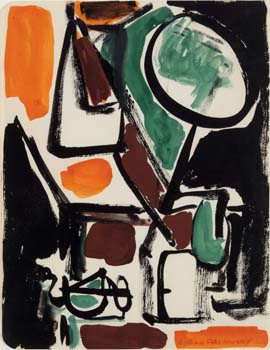 Lillian Orlowsky: Still LIfe in Brown and Black Lillian Orlowsky: Still LIfe in Brown and Black